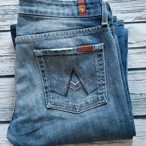 SALE 7FAM 7 for all mankind bootcut jeans 28